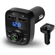 Resim ASATEKNOLOJİ Araç Kiti Fm Transmitter Bluetooth 5.0 Micro Sd Usb Şarj Oto Müzik Çalar 