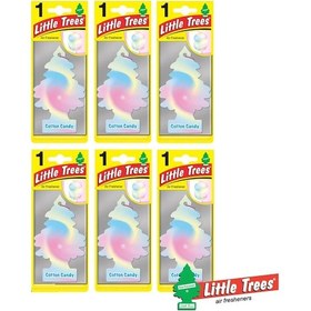 Resim Little Trees Cotton Candy - Pamuk Şekeri Oto Asma Koku 6 Adet 