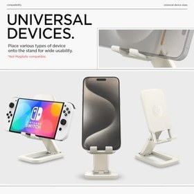 Resim Spigen MagSlide Taşınabilir Telefon Standı (Tüm Cihazlarla Uyumlu) Dune Beige S311-1 - AMP07117 