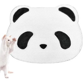 Resim AyrStore Desenli Kedi Tırmalama Tahtası - Yapışkanlı, Duvar/Kapı/Mobilya Uyumlu (Panda) 