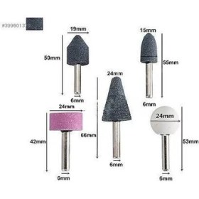 Resim Alife Mini Kalıpçı Taşlama Seti 5 Parça Taşlama Seti 
