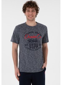 Resim U.S. Polo Assn. Erkek Bisiklet Yaka Lacivert Pijama Takımı 50309274-VR033 