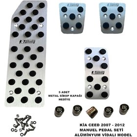 Resim Kia Ceed Pedal Seti Manuel Vites 2007-2013 Arası Vidalı Model 553291749 