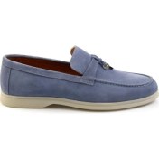 Resim Kot Mavi Leather Erkek Espadril E01079972602 