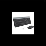 Resim Logıtech Mk470 Siyah, 920-009435, Kablosuz, Türkçe Q, Klavye Mouse Set Diğer 