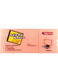 Resim Bigpoint Yapışkanlı Not Kağıdı 3'lü 40x50mm Neon Pembe 4'lü Paket 