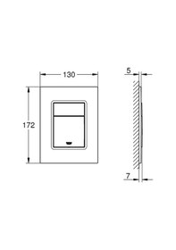 Resim Grohe Skate Cosmopolitan S Kumanda Paneli 37535000 