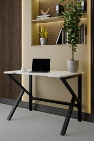 Resim Wood House ZEUS OYUNCU MASASI BEYAZ 