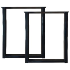 Resim CVTdesign Metal Ayak Masif Kütük Sehpa Bench Bank Ayağı Profil Ayaklar 