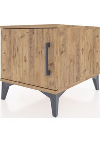 Resim Kronos Komodin Tek Raflı Tek Kapaklı 44x59x48 Çam-çam Çam 