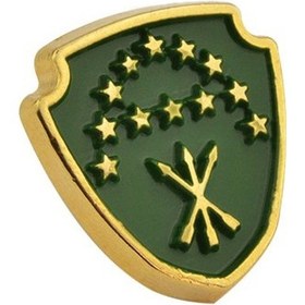 Resim Adige Bayrak Arma Rozet Altın 