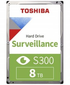 Resim Toshiba 8tb Hdwt380uzsva S300 3.5" 7200rpm 7-24 Güvenlik Diski 