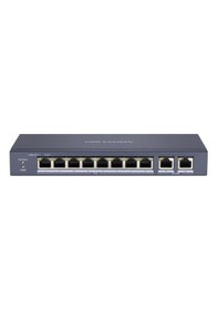 Resim Hikvision Ds-3e310p-e/m B 8 Port Poe 80w 10/100mbps + 2ge Uplink Switch 