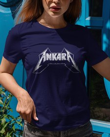 Resim Ankara Metalcisi Kadın Tişört 