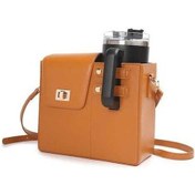 Resim Ebitda Unisex Kahverengi Postacı Çantası: Taşınabilir İçeçek Termos Gözlü Model Kahverengi 