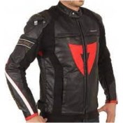 Resim D1 Yeni Hakiki Deri Racing Siyah Ceket 