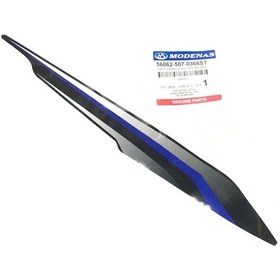 Resim Modenas Gt135 Dış Dizlik Sinyal Üstü Etiketi Mavi Sağ 