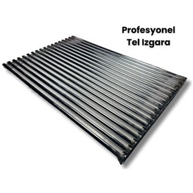 Resim Profesyonel Barbekü Mangal Tel Izgarası 25x39 Cm 6 Mm 