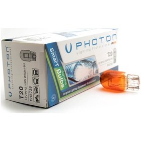 Resim Photon T20 WY21/5W 12V Amber Ampül 10 Adet 