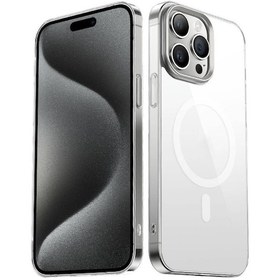 Resim Apple Uyumlu iPhone 15 Pro Zore Wireless Şarj Özellikli Şeffaf G 