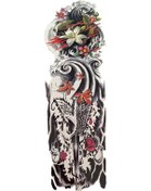 Resim Caş Dekorasyon Çiçek Figürlü Geçici Kol Dövme Tattoo 