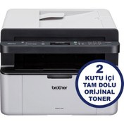 Resim Brother MFC-1911W Wifi Çok Fonksiyonlu Lazer Yazıcı + Orijinal Toner 2 Adet Daima Sıfır Ürün ve 12 Yıllık GÜVEN.