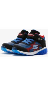 Resim Skechers Rapid Charge - Movrux Küçük Erkek Çocuk Siyah Işıklı Bot 402032N Bkrb 