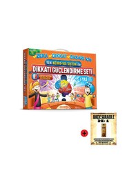 Resim Adeda 6 Yaş Dikkati Güçlendirme Seti + Kişiye Özel İsimli Ahşap Harry Potter Kitap Ayracı 