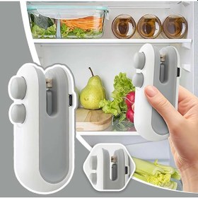 Resim Mini Poşet Kapatıcı Açık Gri 