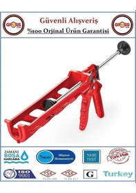 Resim Plastik Silikon Tabancası 1.kalite - Kırmızı Ve Siyah Renklerde 