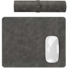 Resim Modica Navada - Luxury Hakiki Deri Gri Mouse Pad 