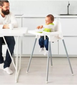 Resim IKEA Antılop Tepsili Mama Sandalyesi 