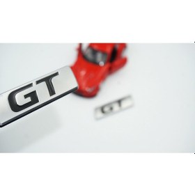 Resim Ford Mustang Gt Çamurluk Yanı Metal Yazı Logo Amblem Seti 