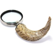 Resim 9035022020508lmr - Larimar Pirinç Boynuz Saplı Büyüteç Model 1 