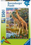 Resim Ravensburger 150 Parça Puzzle Zürafalar 129430 