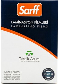Resim Sarff Pro 125mıc Laminasyon Filmleri - A4 216x303mm - 100adet 