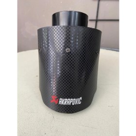 Resim 100MM Yerli Akrapoviç Egzoz Ucu Paslanmaz Krom*karbon Kaplama Aynı Gün Stoktan Kargo 