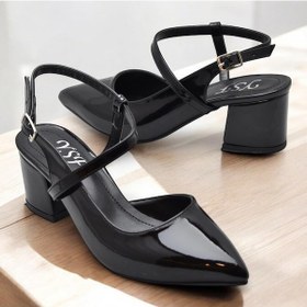 Resim 6512 6cm Kadın Topuklu Ayakkabı Stiletto Abiye Düğün Nişan Ayakkabısı Siyah 