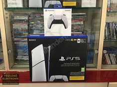 Resim Playstation 5 slim DİJİTAL çift kollu avrupa modeli sıfır ürün 