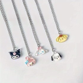 Resim For Kuromi için yetkili, for My Melody için, ve for cinnamoroll için kolye, uzun yumuşak kadın, for My Melody dostluk kemer zinciri, çizgi film tatlı tarzı için. 