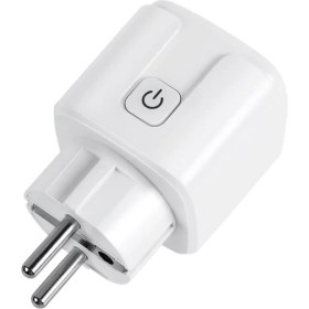 Resim Bix BP-02 Akım Korumalı Akıllı Priz Beyaz Renk Sesle Kontrol Özellikli Elektrik Prizi 