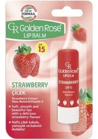 Resim Golden Rose Çilekli Dudak Balsamı Spf 15 No: 04 8691190070069 