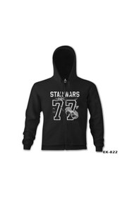 Resim Star Wars - 77 Siyah Erkek Kapşonlu 