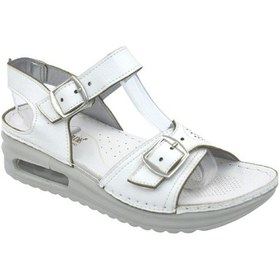 Resim CarlaVerde 162412.51 Kadın Air Taban Sandalet BEYAZ Beyaz 