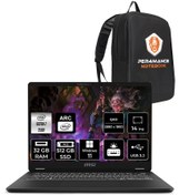 Resim MSI Prestige 14 AI+ Evo Ultra 7 258V 32GB 512GB SSD 14\ OLED 2.8K W11P Notebook & PER4 ÇANTA 