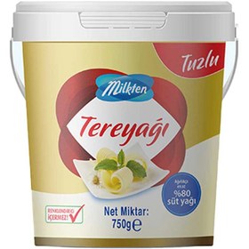 Resim Milkten Tuzlu Tereyağı 750 G 