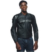 Resim Dainese Racıng 4 Leather Motosiklet Montu Siyah 