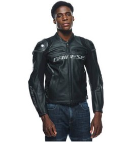 Resim Dainese Racıng 4 Leather Motosiklet Montu Siyah 