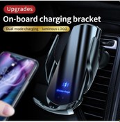 Resim Wangxi Mavi Manyetik Araba Kablosuz Sarj Cihazi Otomatik Kavrama 360 Derece Doner Vantuzlu İphone Samsung Xiaomi Uyumlu Eller Serbest Surus Mavi 