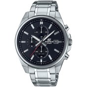 Resim Casio Efv-610d-1avudf Quartz Çelik Gri Siyah Kadran 44 Mm Erkek Kol Saati Gri 